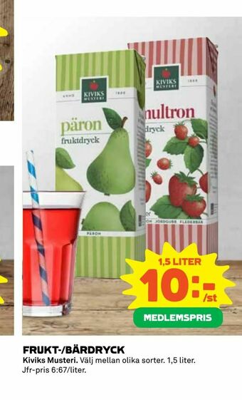 Coop Daglivs Frukt-/bärdryck erbjuda
