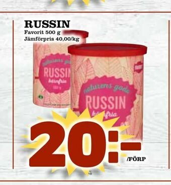 Din Mat Russin erbjuda