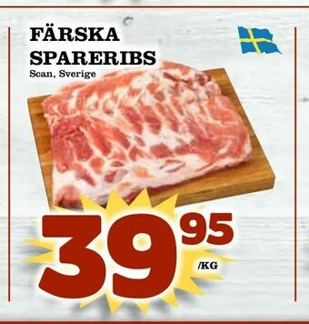 Din Mat Färska spareribs erbjuda