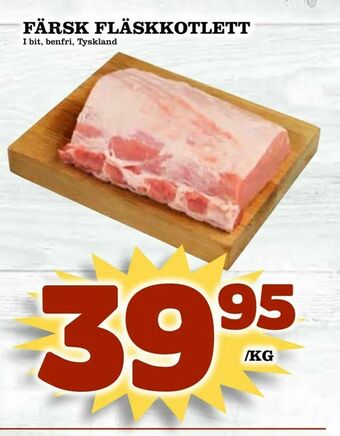 Din Mat Färsk fläskkotlett erbjuda
