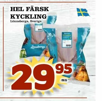 Din Mat Hel färsk kyckling erbjuda