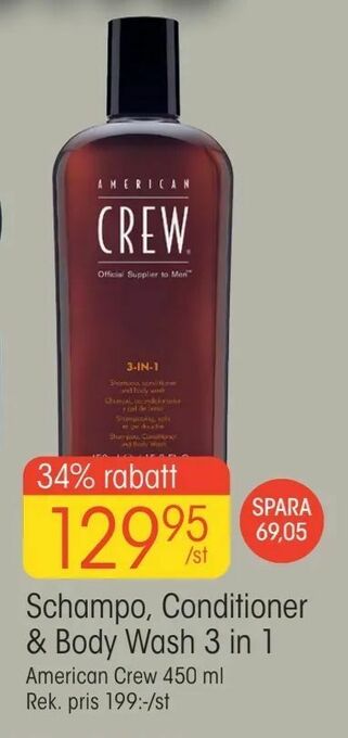 EKO Schampo, Conditioner & Body Wash 3 in 1 erbjuda