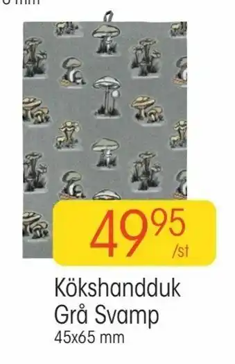 EKO Kökshandduk Grå Svamp erbjuda