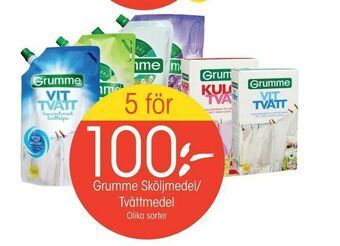 EKO Grumme Sköljmedel/ Tvättmedel erbjuda