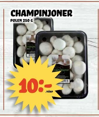 Nelins Champinjoner erbjuda