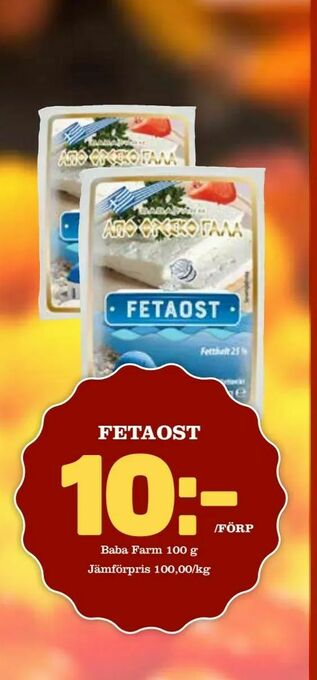 Nelins Fetaost erbjuda