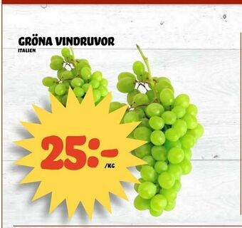 Nelins Gröna vindruvor erbjuda