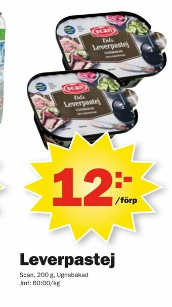 Pekås Leverpastej erbjuda