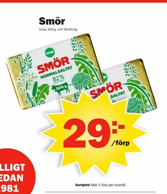 Pekås Smör erbjuda