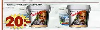 tzatziki turkisk yoghurt 3,3-10%