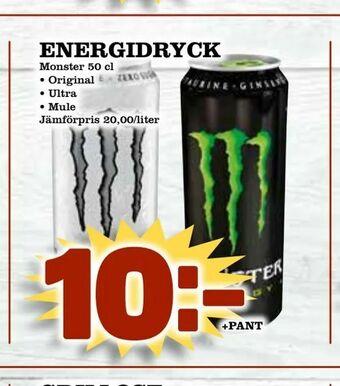 Prisma Mat Energidryck erbjuda