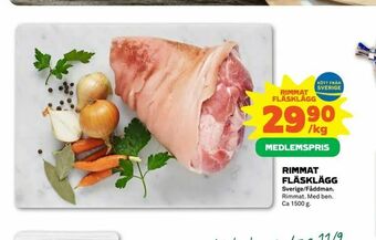 Rimmat fläsklägg