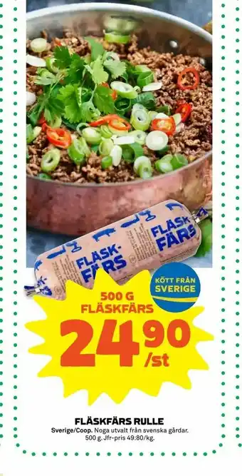 500 g fläskfärs