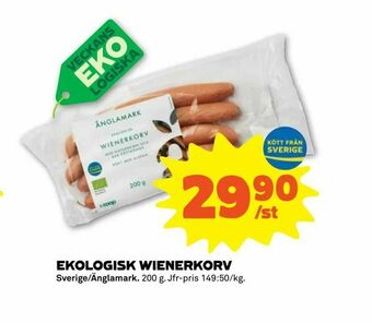 Stora Coop Ekologisk wienerkorv erbjuda
