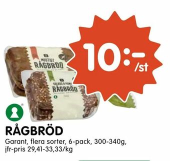 Tempo Rågbröd erbjuda
