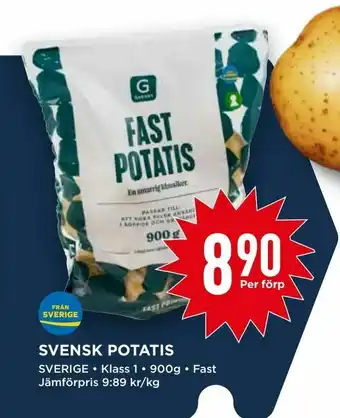 Willys Svensk potatis erbjuda