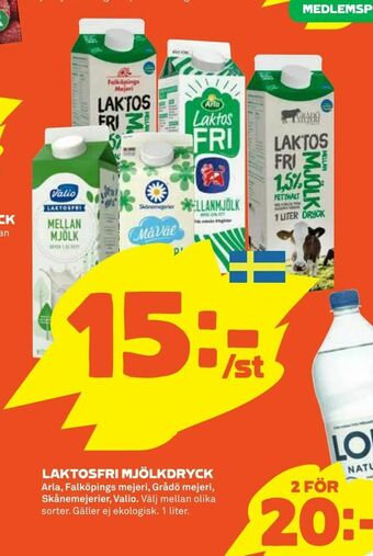 Coop Laktosfri mjölkdryck erbjuda