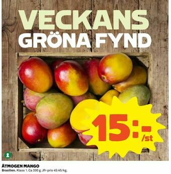 Coop Ätmogen mango erbjuda
