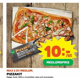 Coop Extra Pizzakit erbjuda
