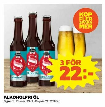 Coop Extra Alkoholfri öl erbjuda