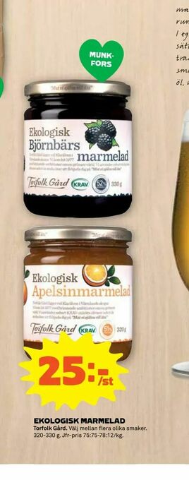 Coop Forum Ekologisk marmelad erbjuda