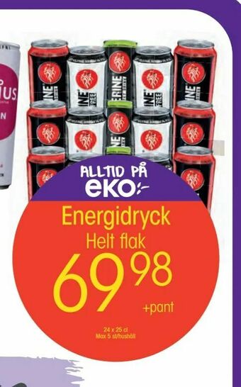 EKO Energidryck erbjuda