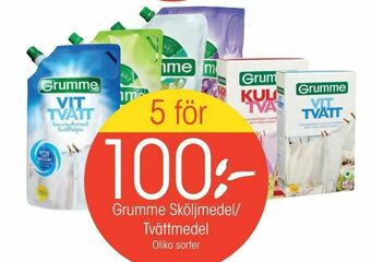 EKO Grumme Sköljmedel/ Tvättmedel erbjuda
