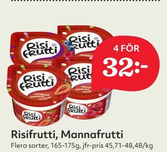 Risifrutti, Mannafrutti