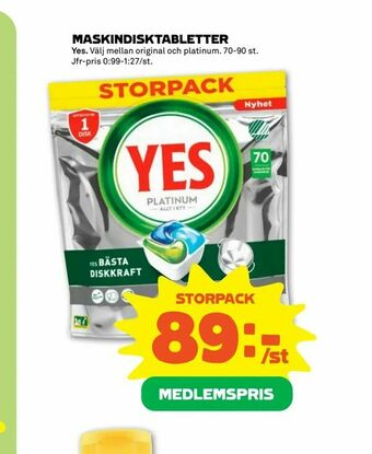 Stora Coop Maskindisktabletter erbjuda