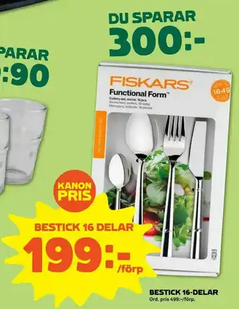 Bestick 16 delar