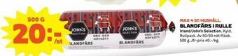 Coop Blandfärs i rulle erbjuda