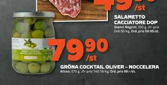 Gröna cocktail oliver - noccelera
