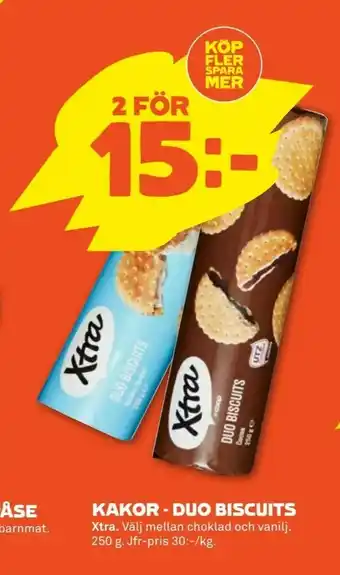 Kakor - duo biscuits