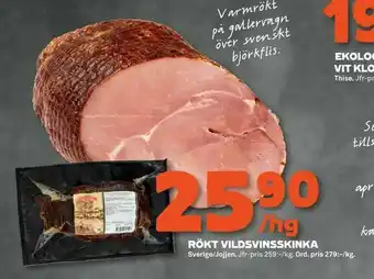 Rökt vildsvinsskinka