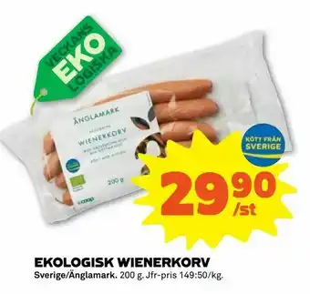 Coop Forum Ekologisk wienerkorv erbjuda