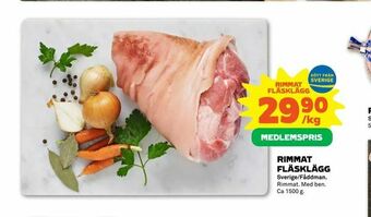 Rimmat fläsklägg