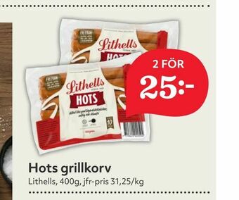 Hemköp Hots grillkorv erbjuda