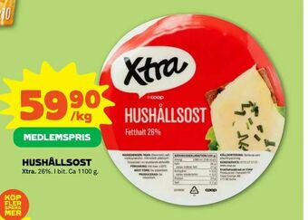 Stora Coop Hushållsost erbjuda