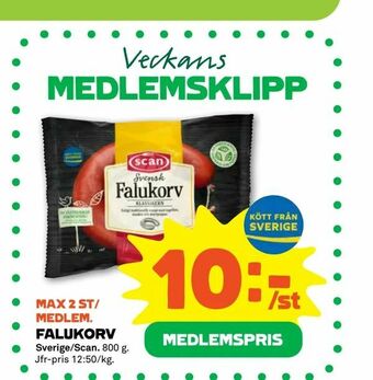 Stora Coop Falukorv erbjuda