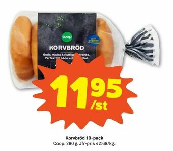 Stora Coop Korvbröd 10-pack erbjuda