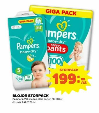 Stora Coop Blöjor storpack erbjuda