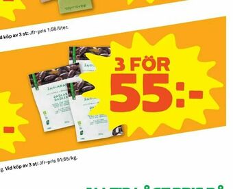 Stora Coop Ekologiska dadlar erbjuda