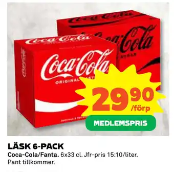 Coop Daglivs Läsk 6-pack erbjuda