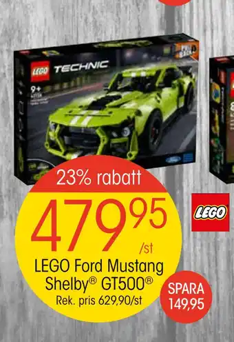 EKO Lego ford mustang shelby gt500 erbjuda