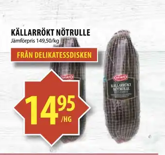 Matvärlden Tensta Källarrökt nötrulle erbjuda