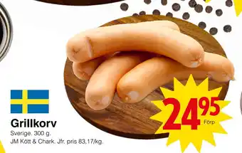 Matöppet Grillkorv erbjuda