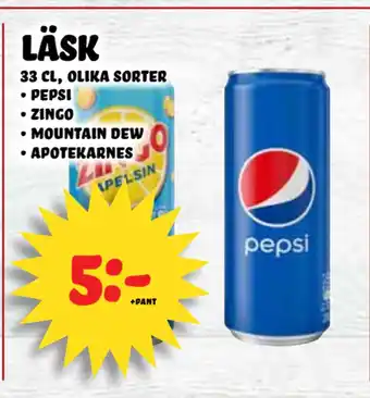 Nelins Läsk erbjuda