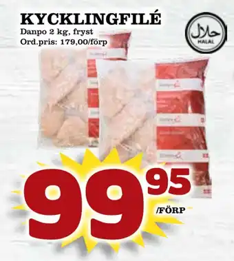 Supergrossen Kycklingfilé erbjuda