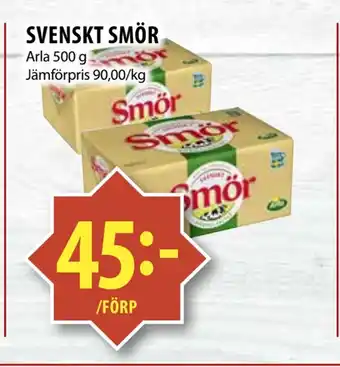 Matvärlden Tensta Svenskt smör erbjuda