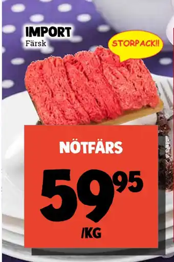 MatArket Nötfärs erbjuda